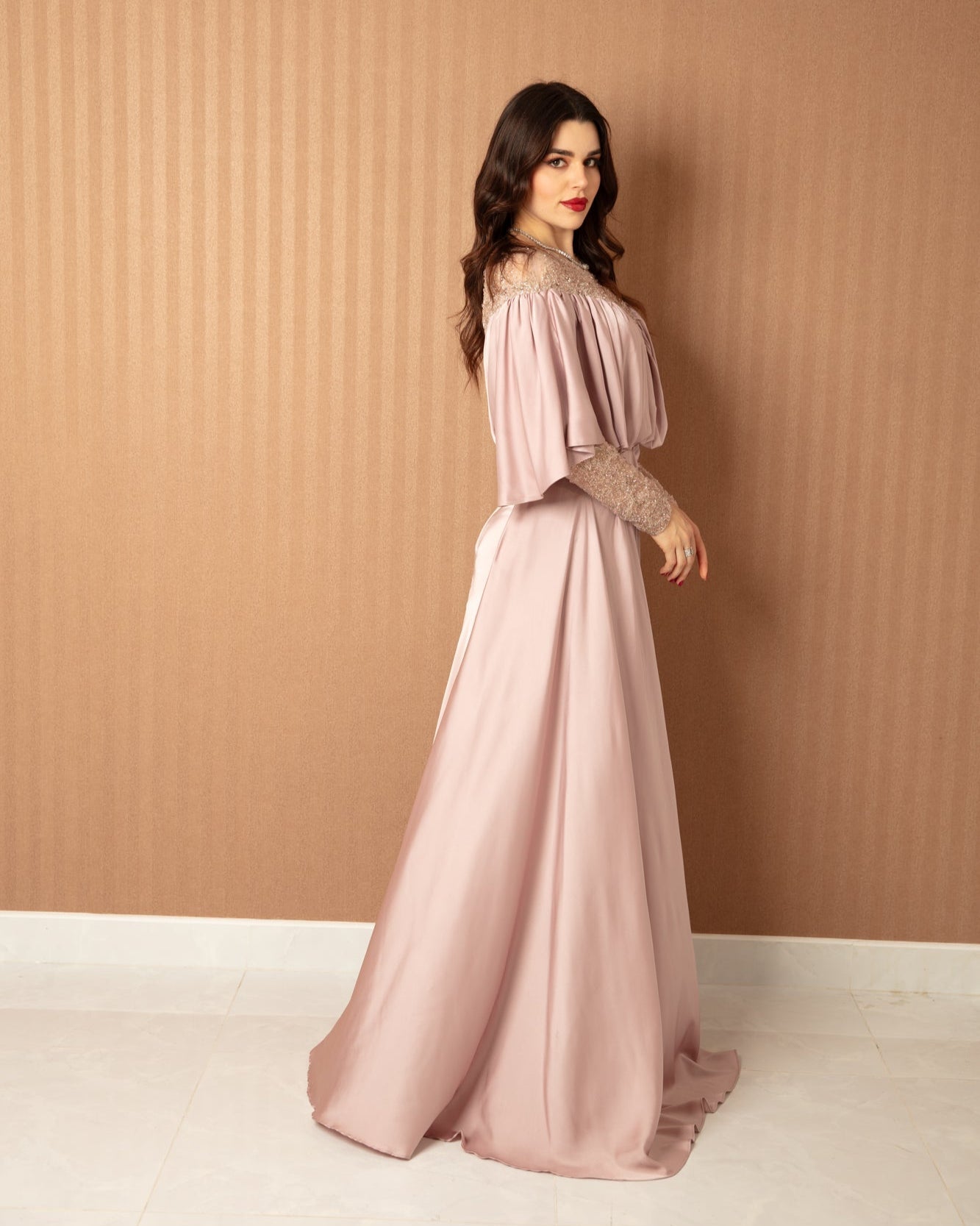 Blush Sequin Radiance Dress - WaedLine