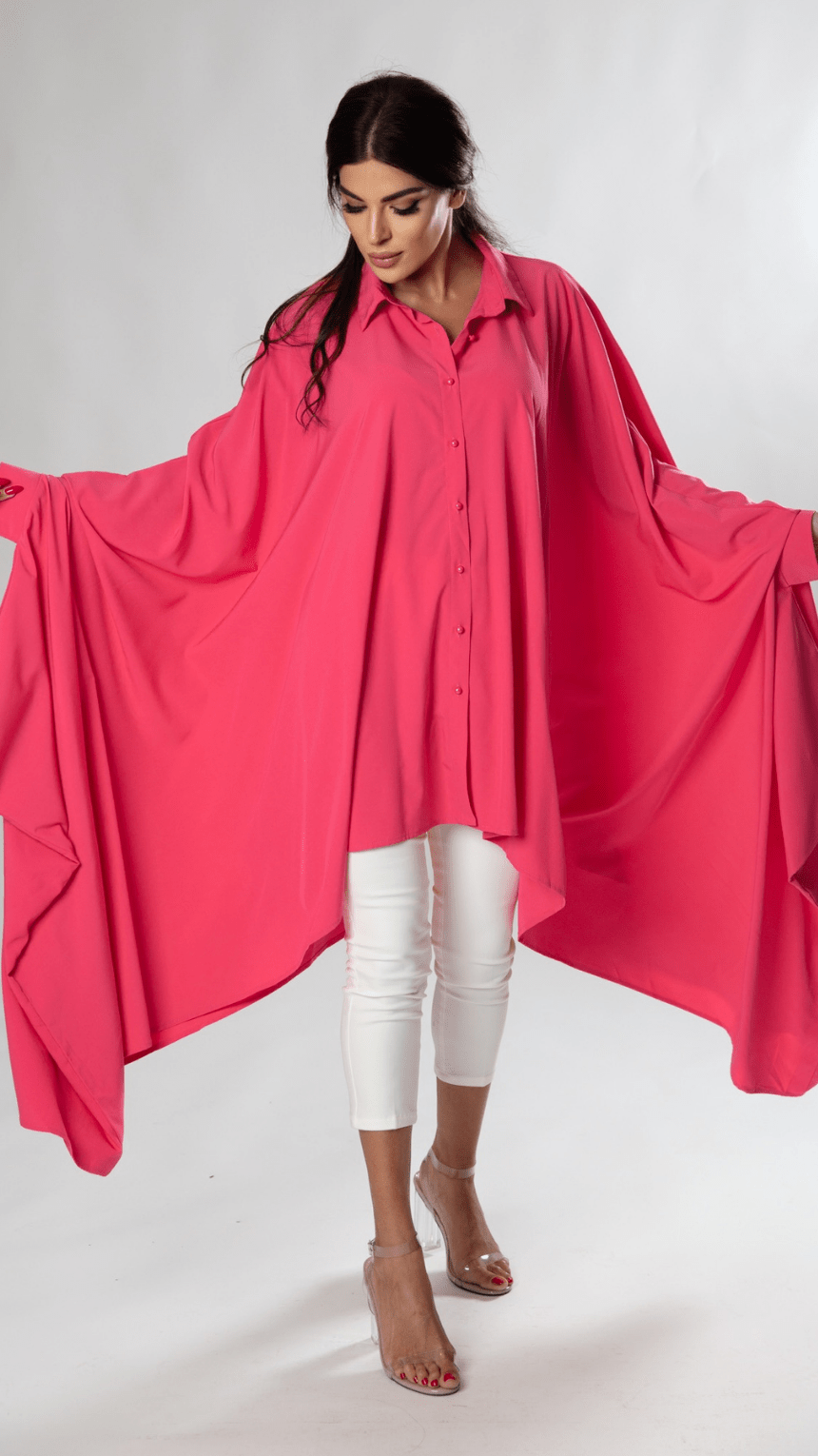 Butterfly Sleeve Flowing Top - WaedLine