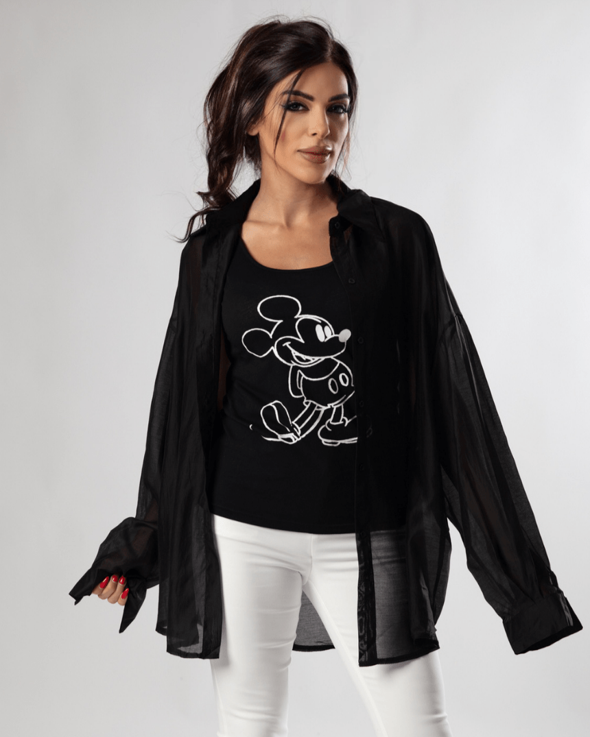 Casual Mickey Set - Top & Shirt - WaedLine