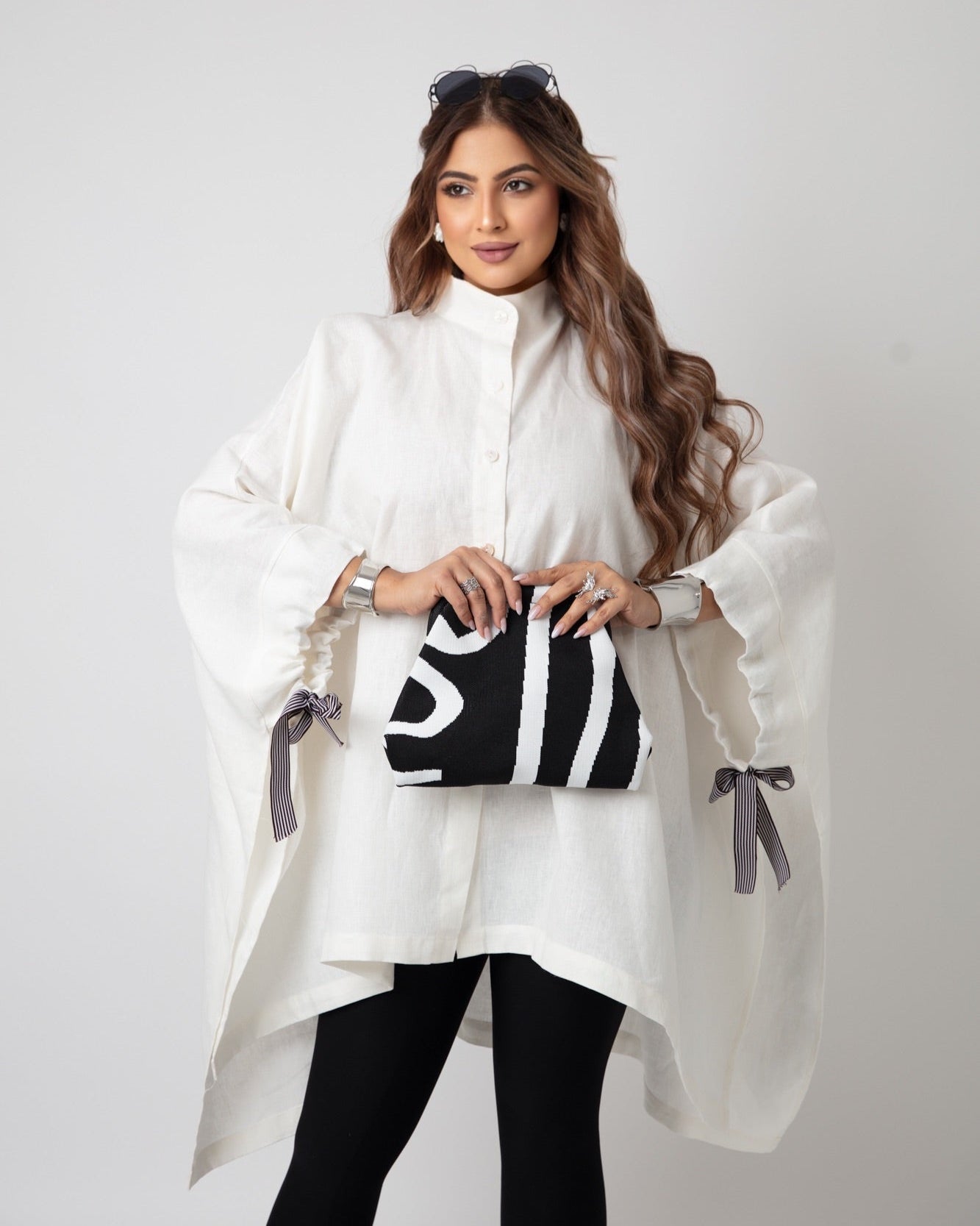 Chic Butterfly Sleeves Blouse - WaedLine