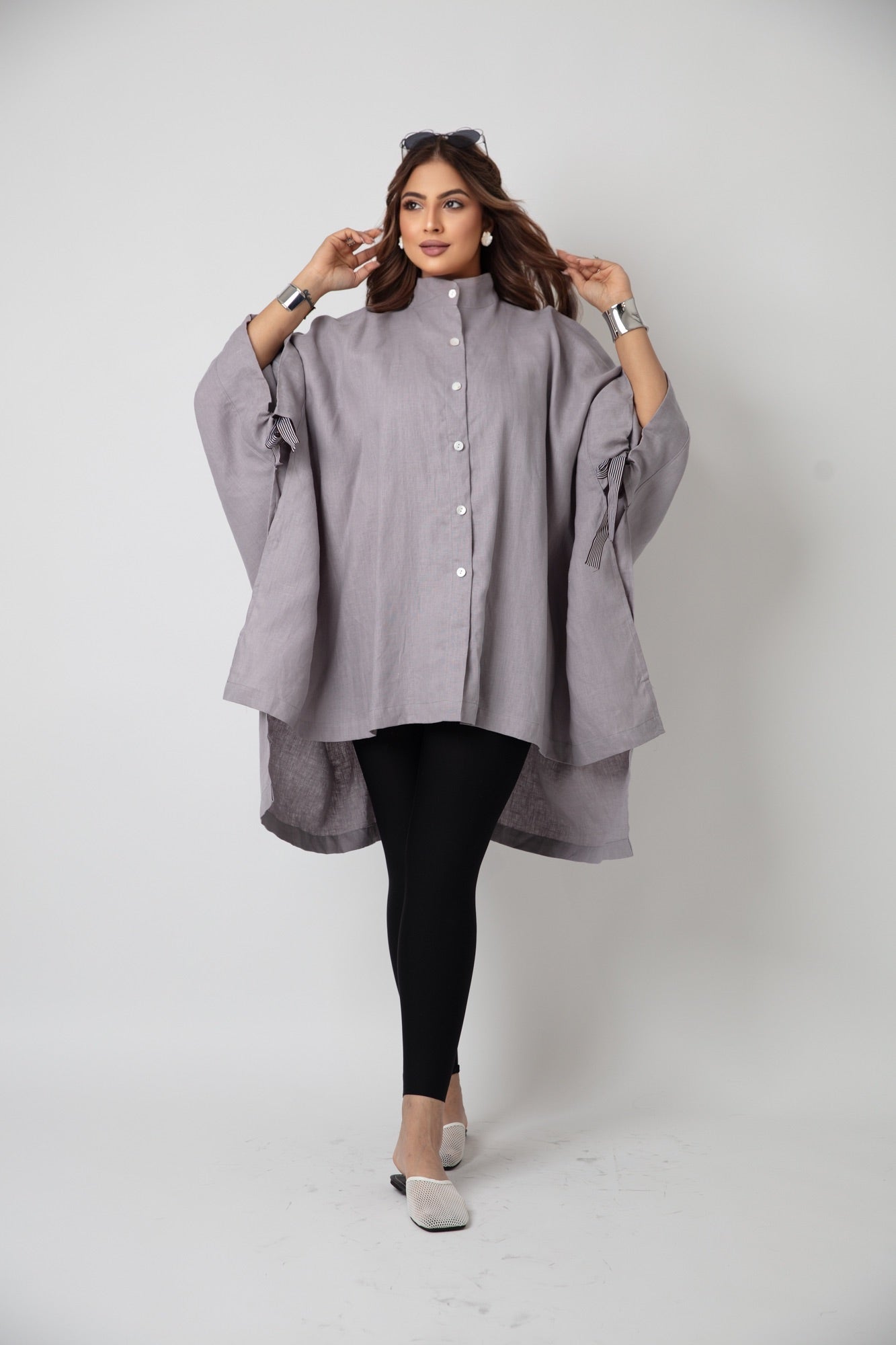 Chic Butterfly Sleeves Blouse - WaedLine