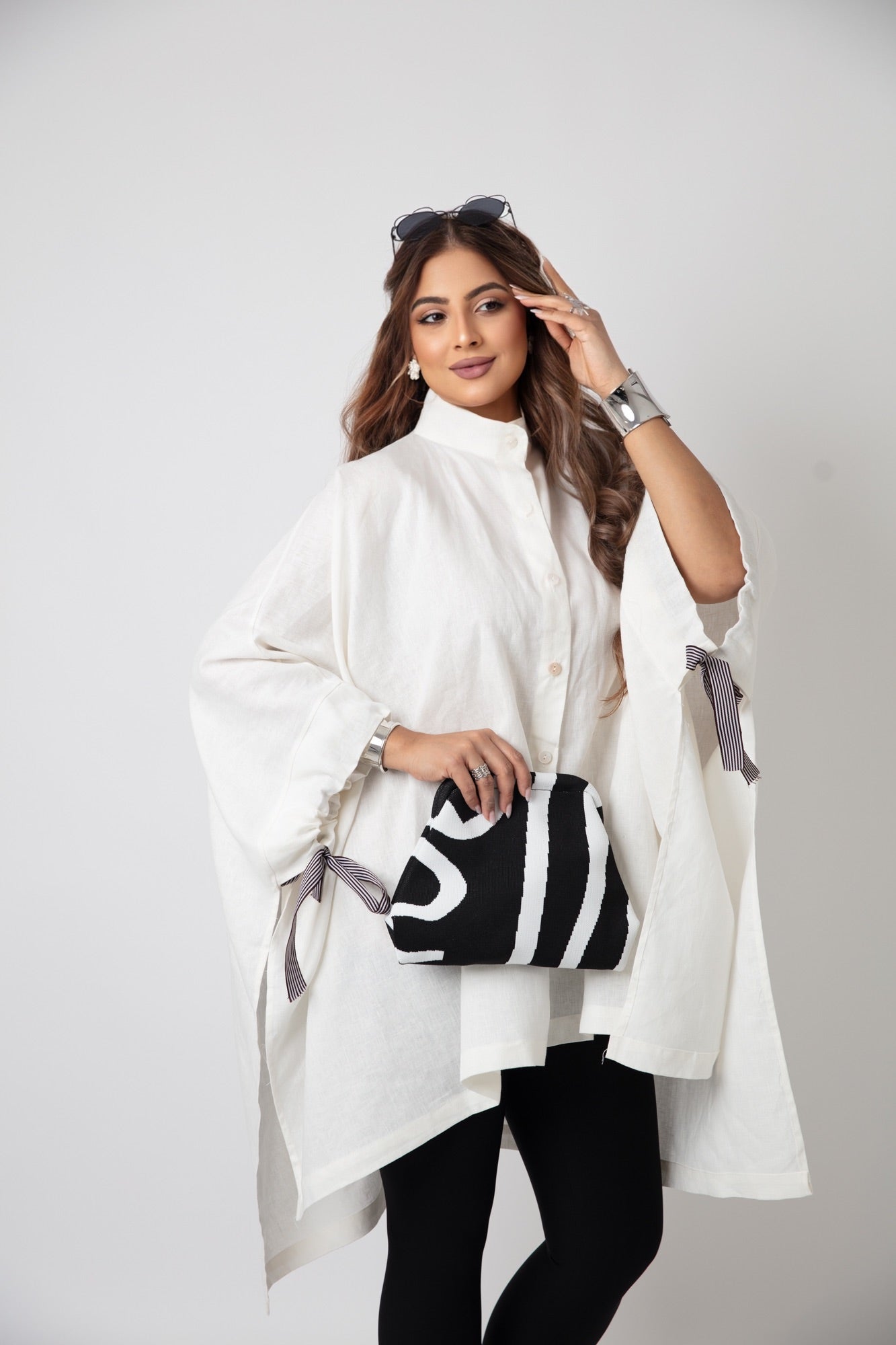 Chic Butterfly Sleeves Blouse - WaedLine