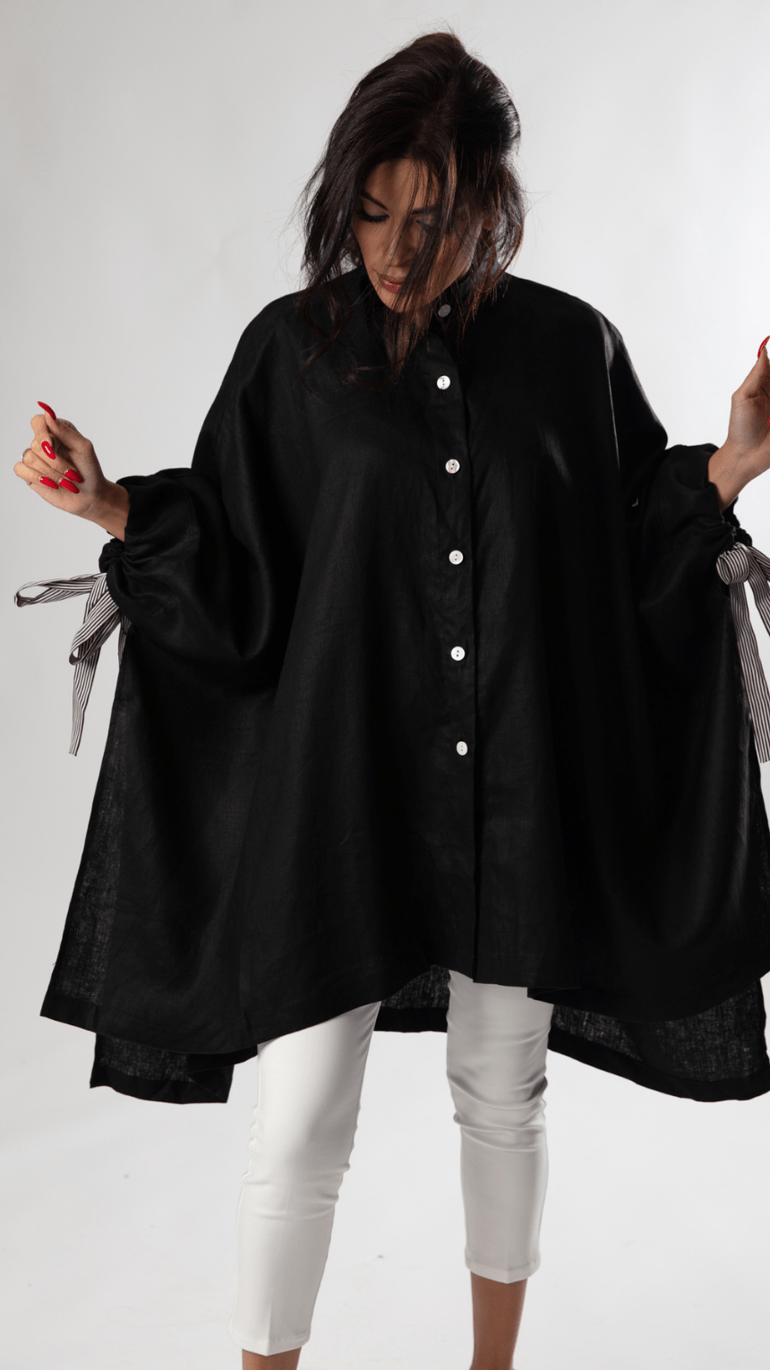 Chic Butterfly Sleeves Fall Blouse - WaedLine