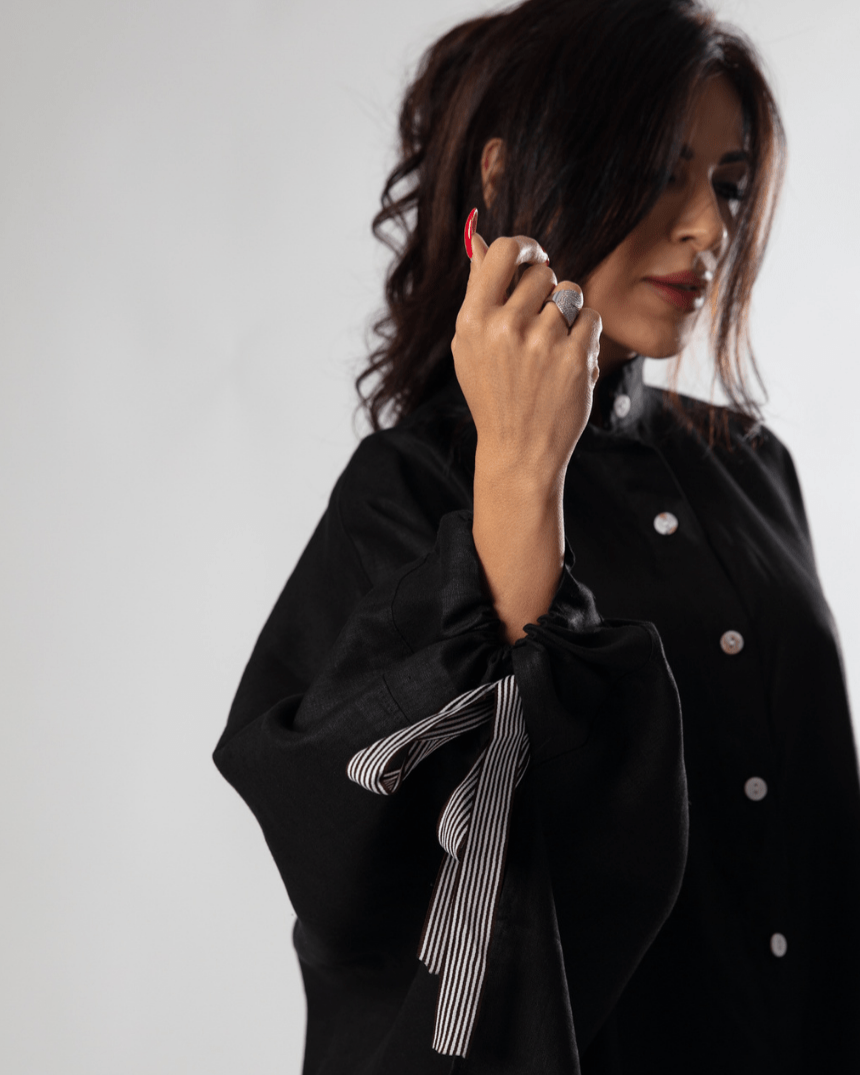 Chic Butterfly Sleeves Fall Blouse - WaedLine