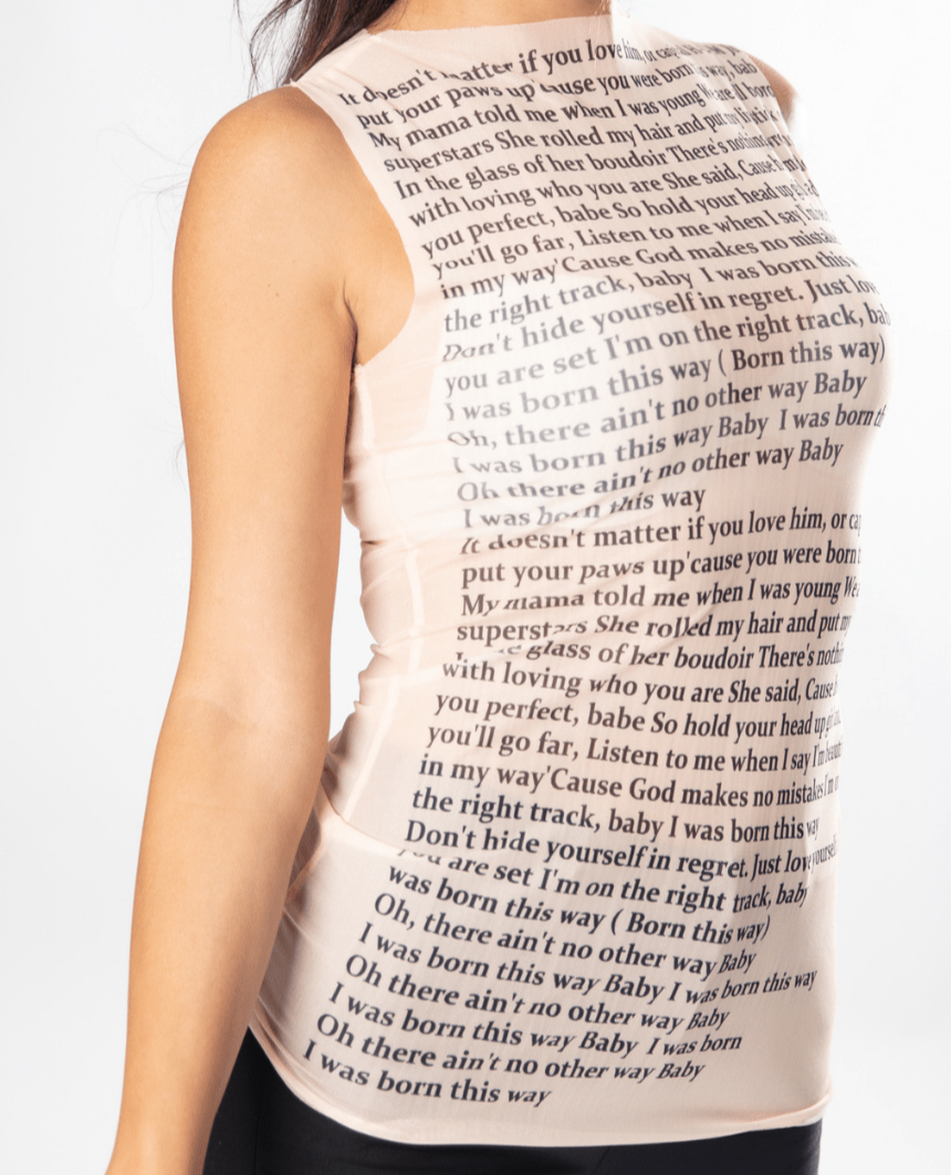 Chic Typography Tee - WaedLine