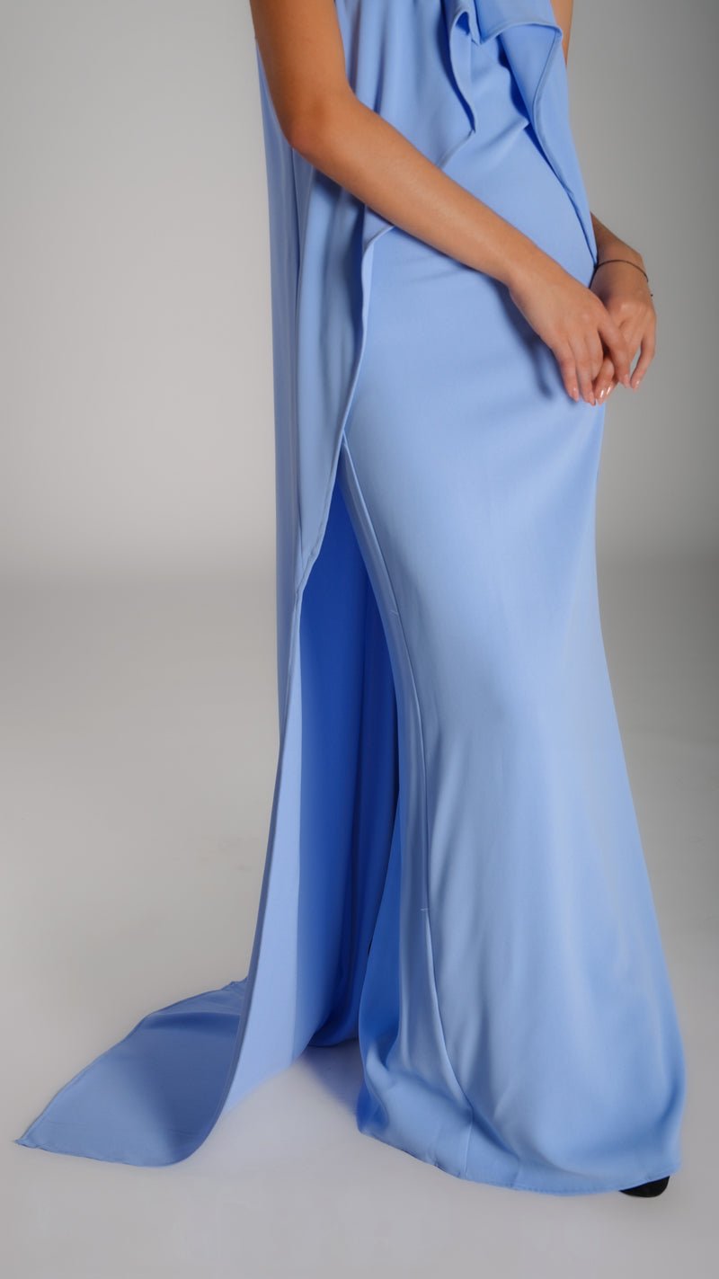 Classic night dress with a train - WaedLine
