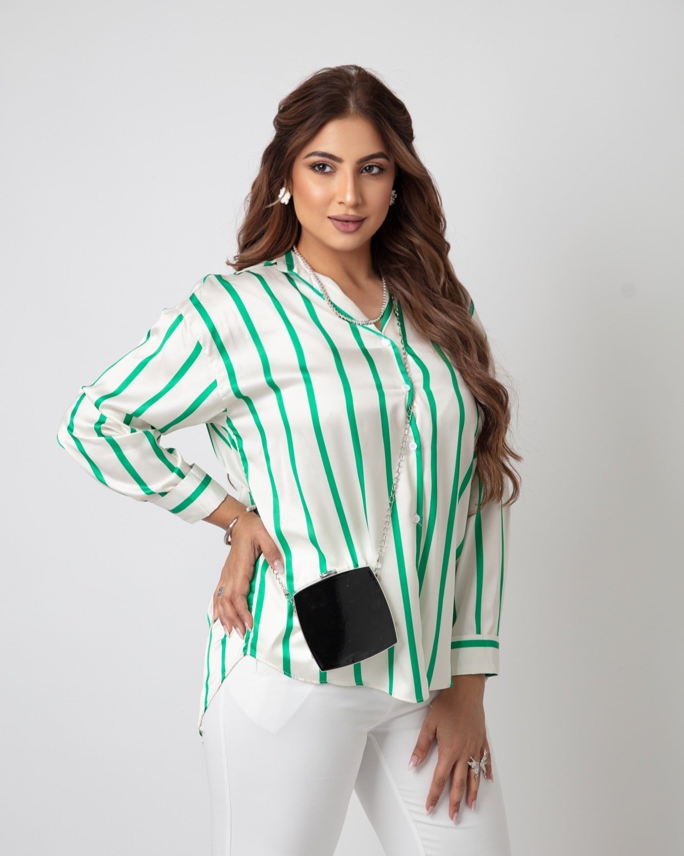 Classy Wide - Band Stripe Shirt - WaedLine
