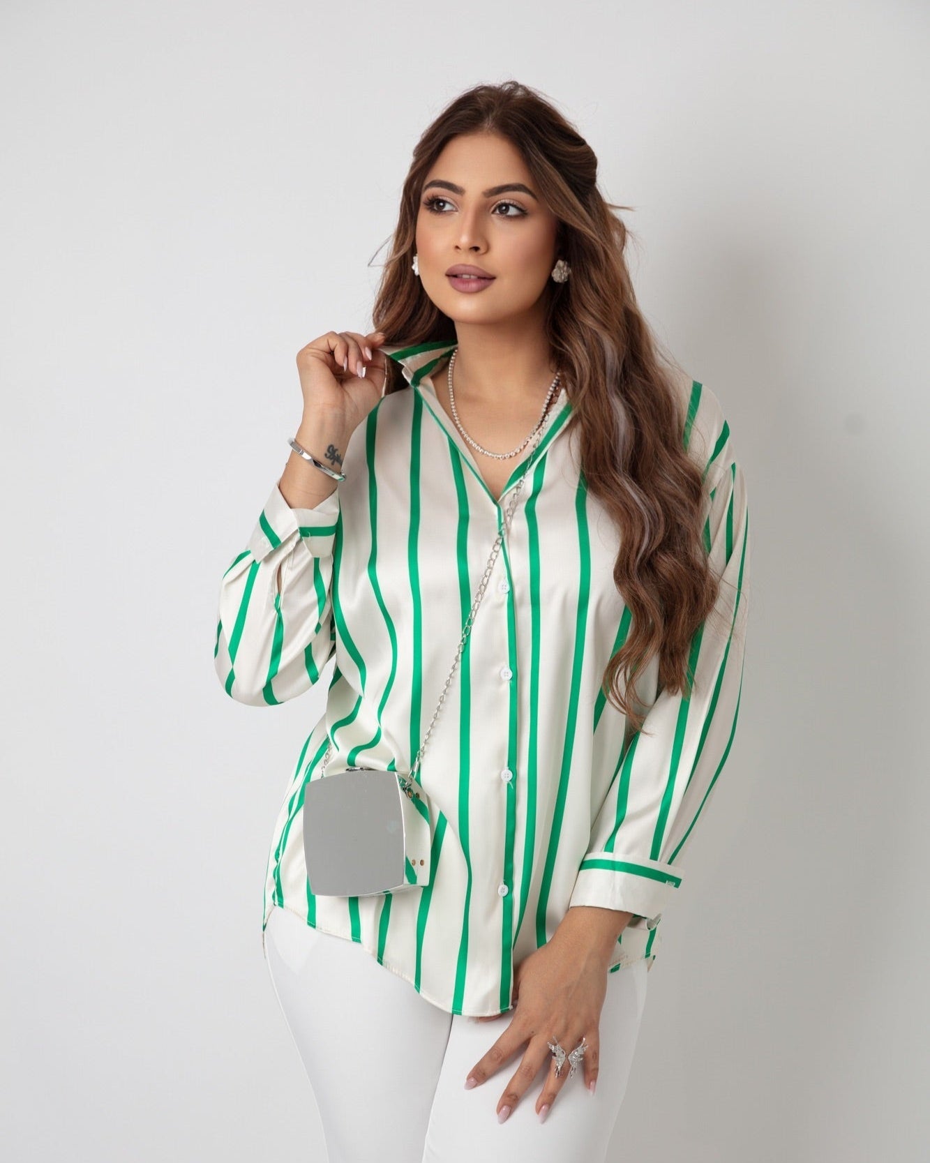 Classy Wide - Band Stripe Shirt - WaedLine