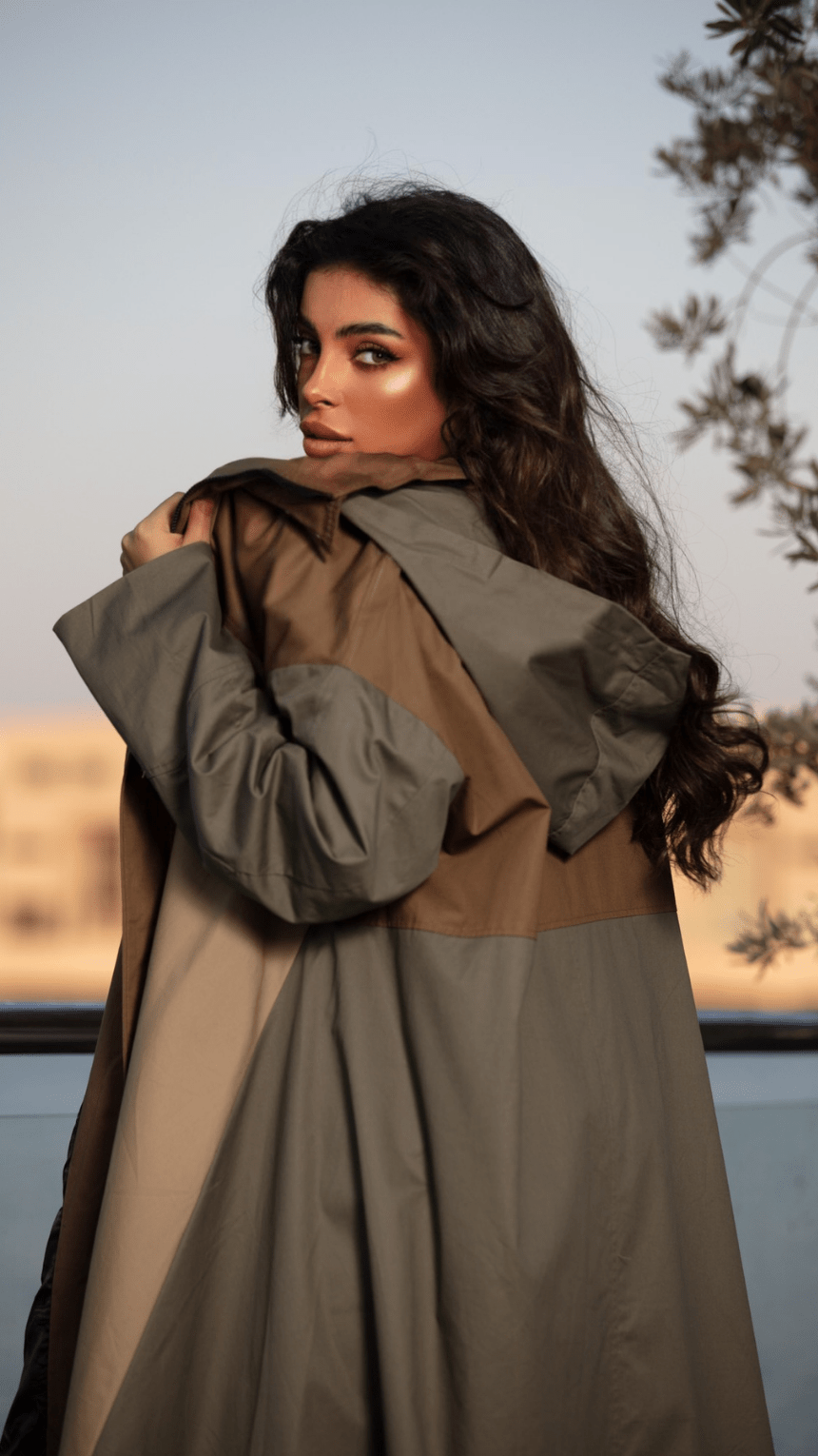 Earth Tones Elegant Coat - WaedLine