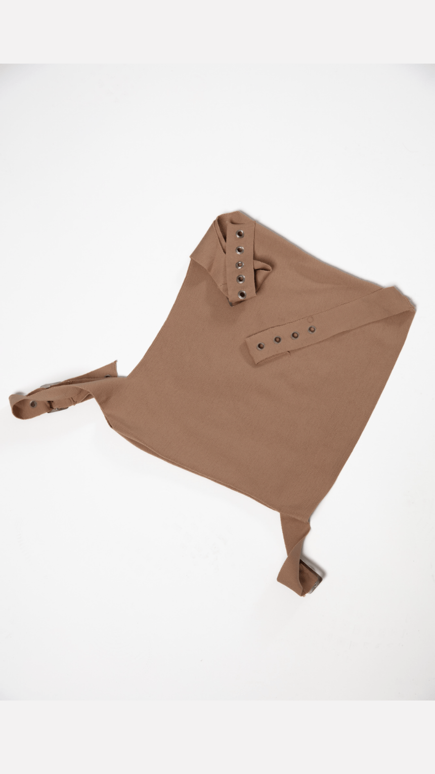 Edgy Crop Top with Sholder Buttons - WaedLine
