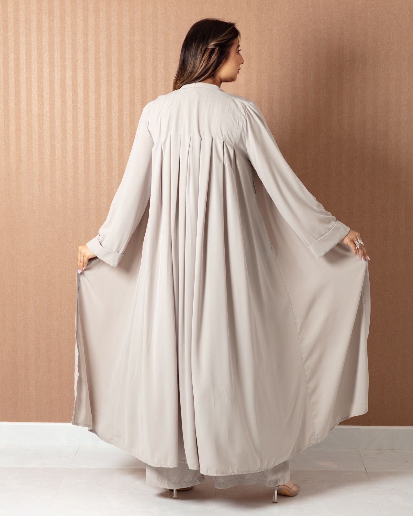 Elegant Chic Abaya - 3 Pieces - WaedLine