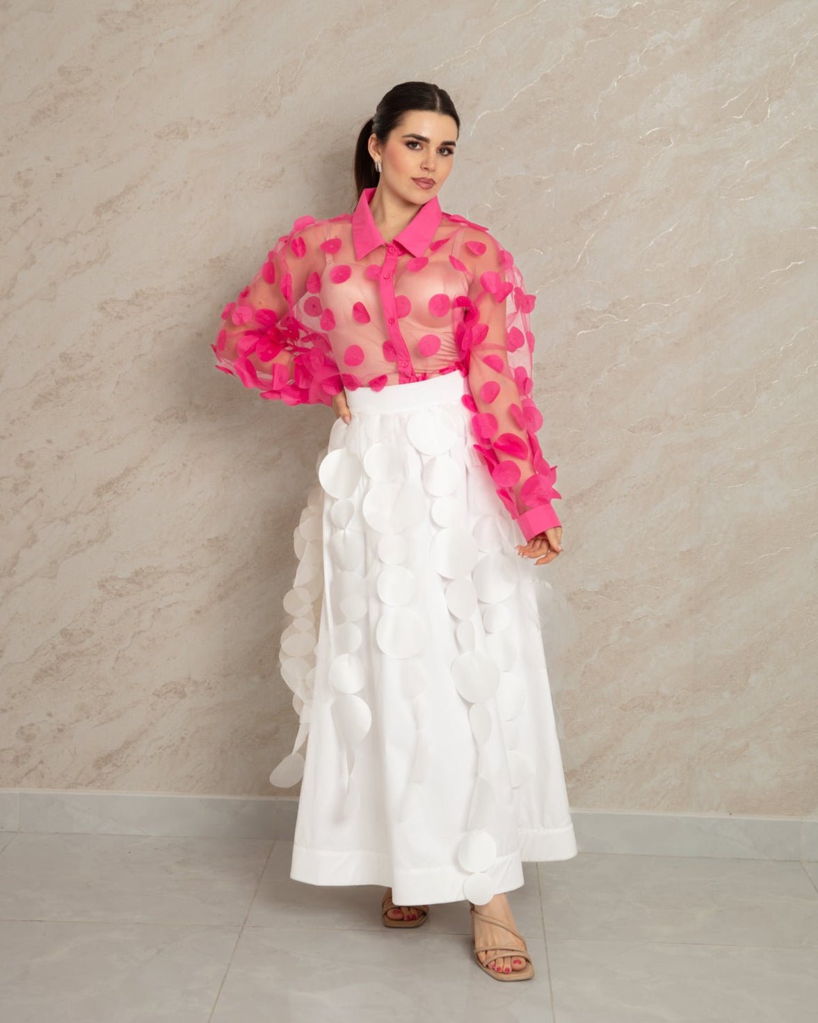 Elegant Circles Skirt - WaedLine