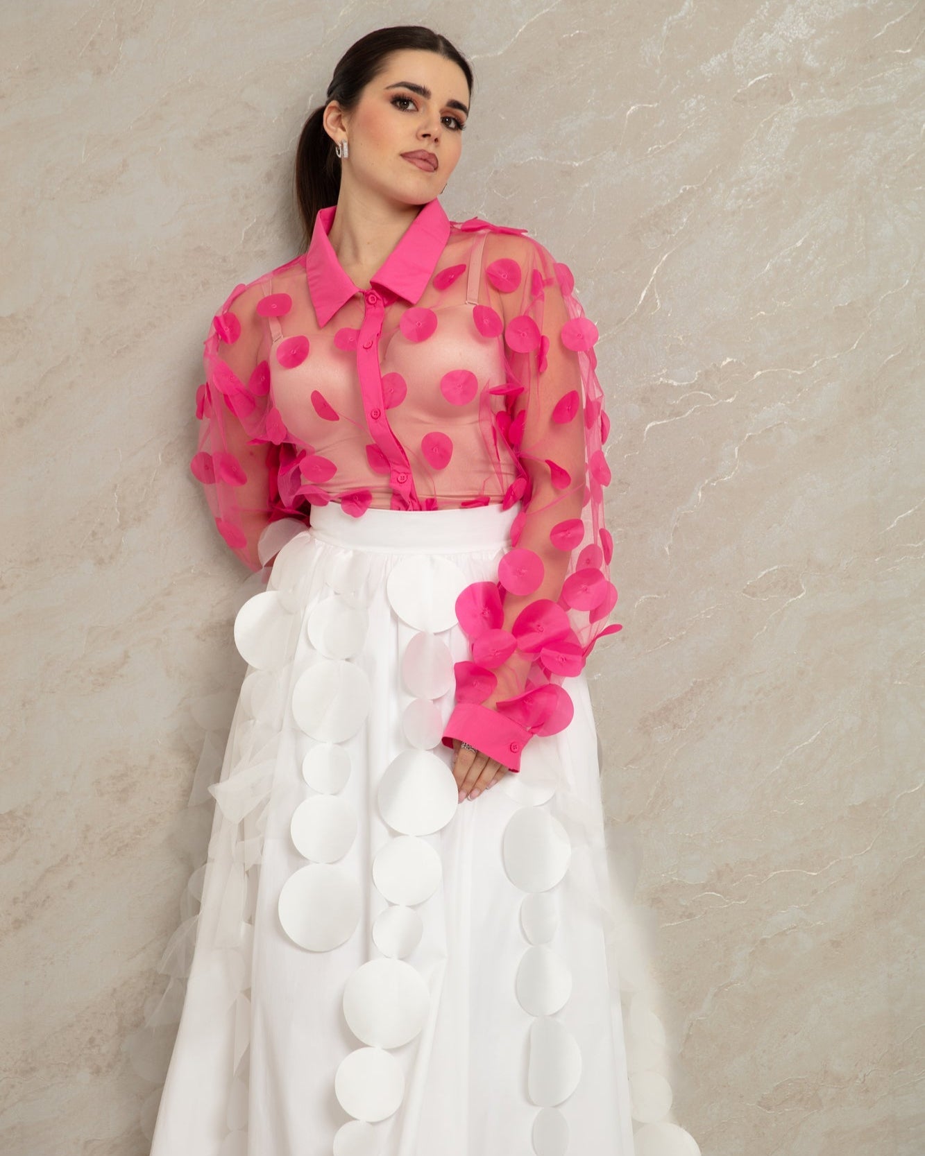 Elegant Circles Skirt - WaedLine