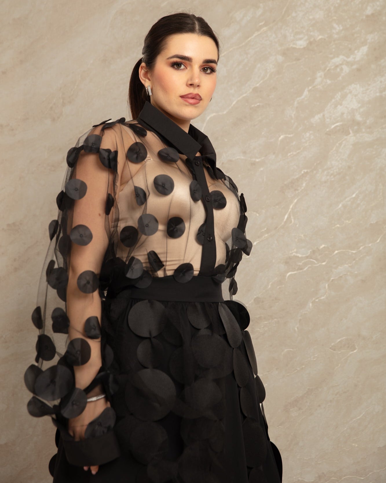 Elegant Circles Skirt - WaedLine