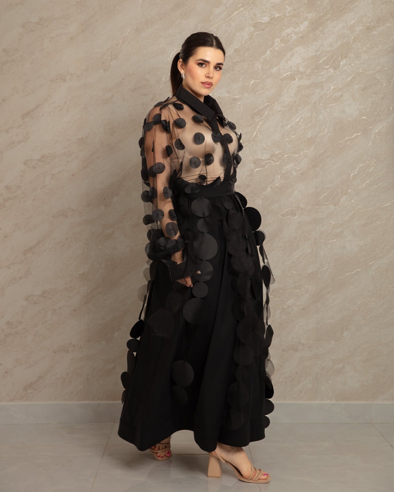 Elegant Circles Skirt - WaedLine