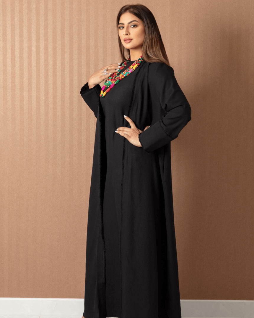 Elegant Essentials Abaya - Two - Pieces - WaedLine