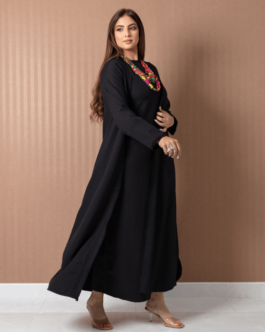 Elegant Essentials Abaya - Two - Pieces - WaedLine