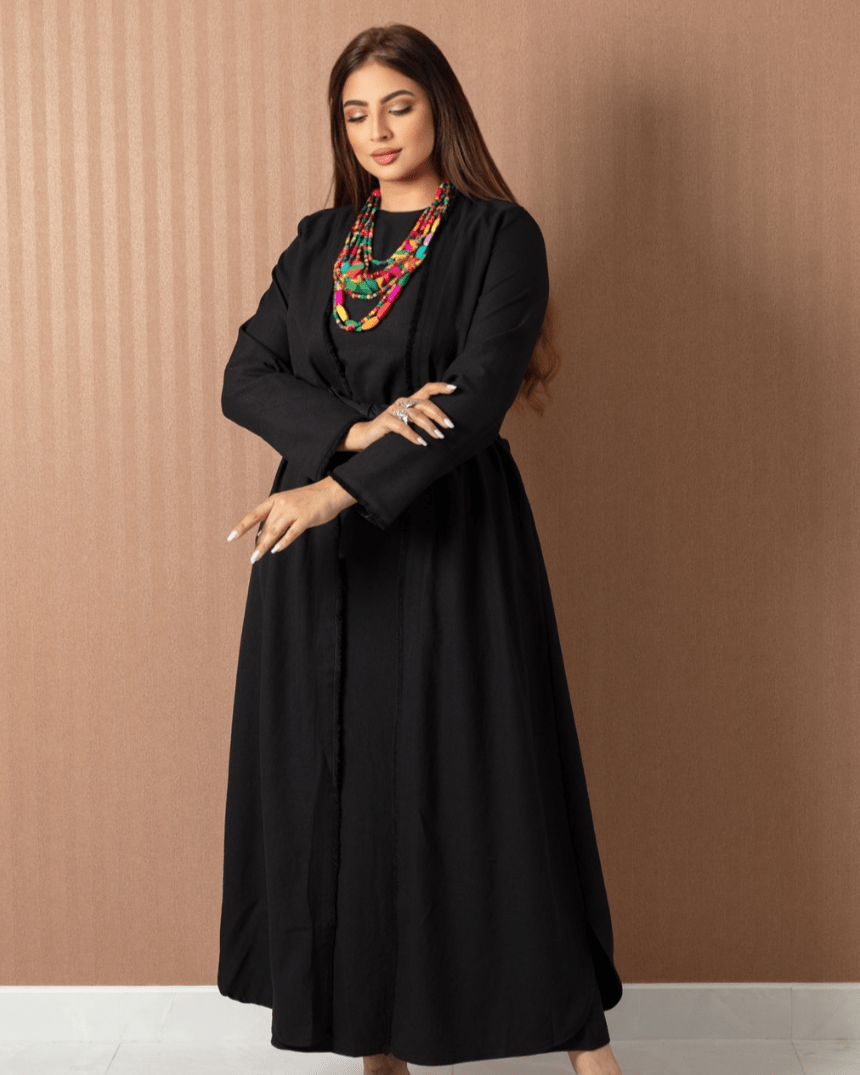 Elegant Essentials Abaya - Two - Pieces - WaedLine