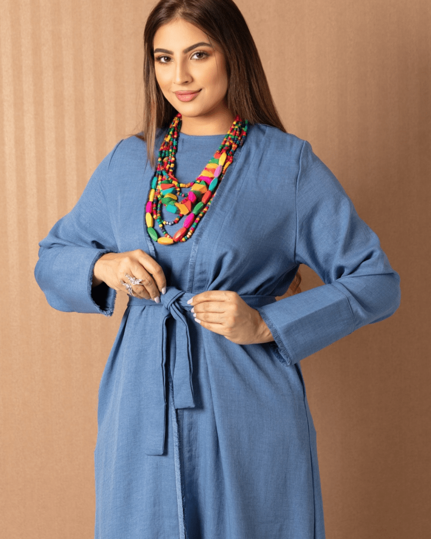 Elegant Essentials Abaya - Two - Pieces - WaedLine