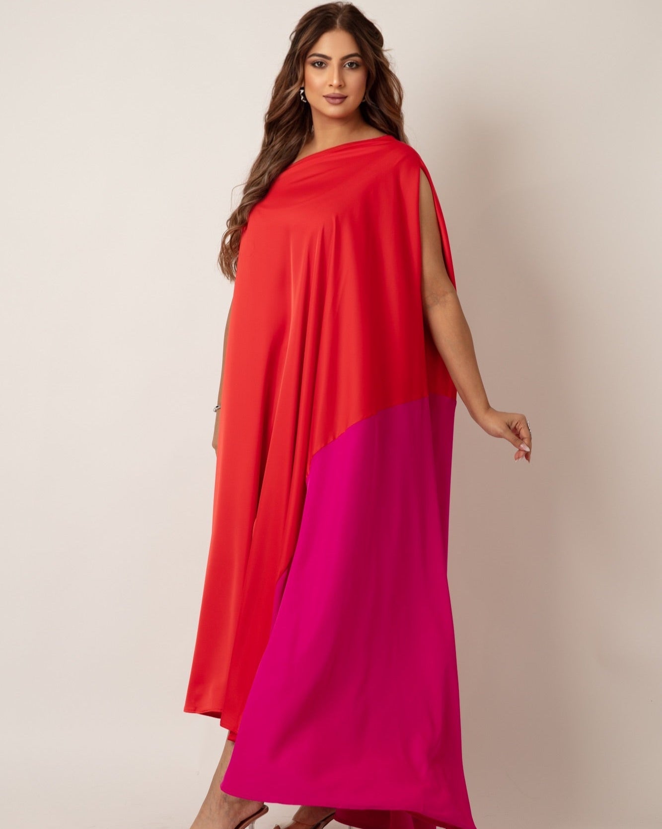 Flame & Fuchsia Flow Dress - WaedLine