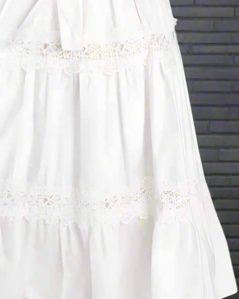 Graceful Tiered Belted Dress - WaedLine