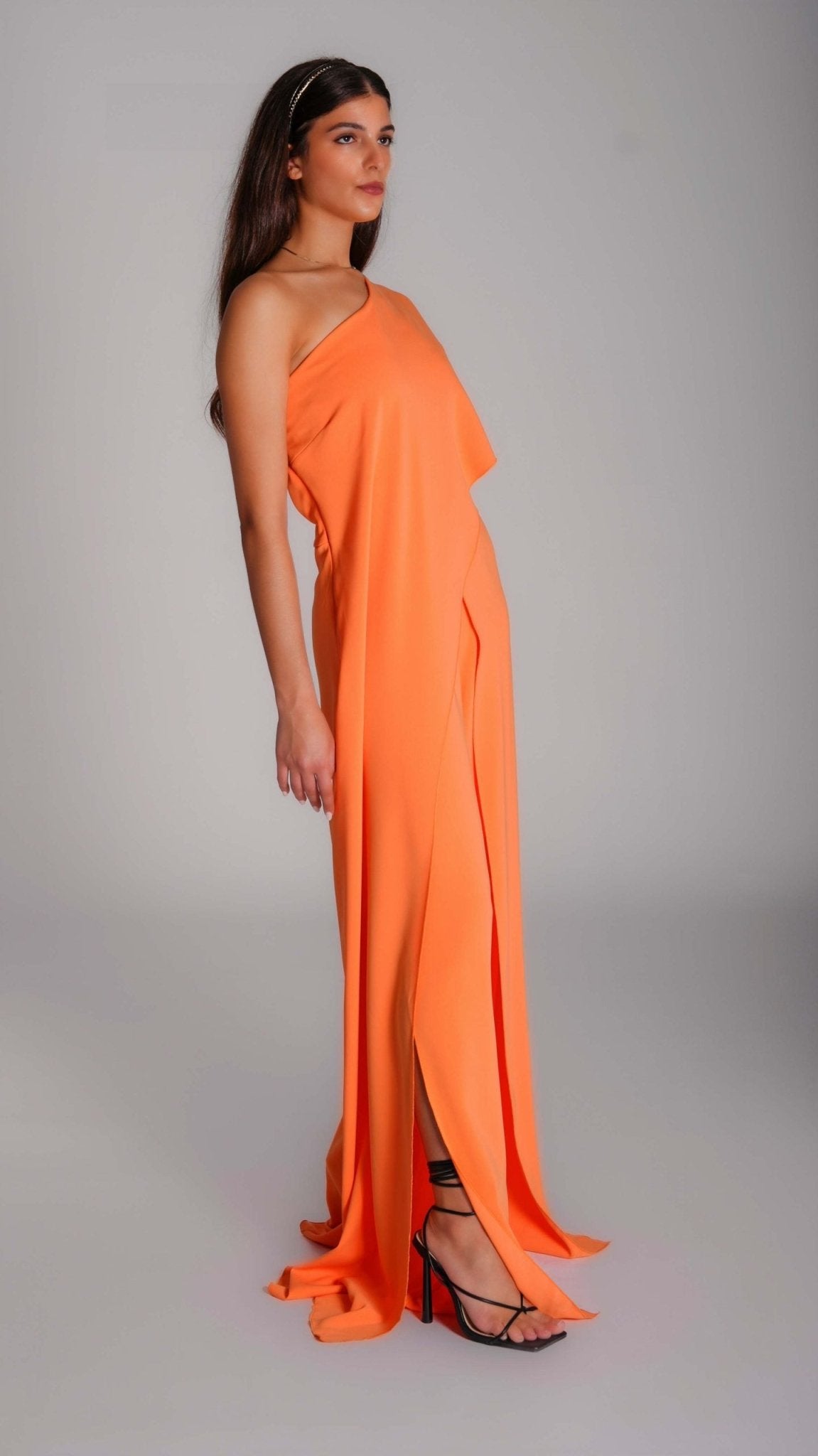 Harper Ivory One Shoulder Jumpsuit - WaedLine