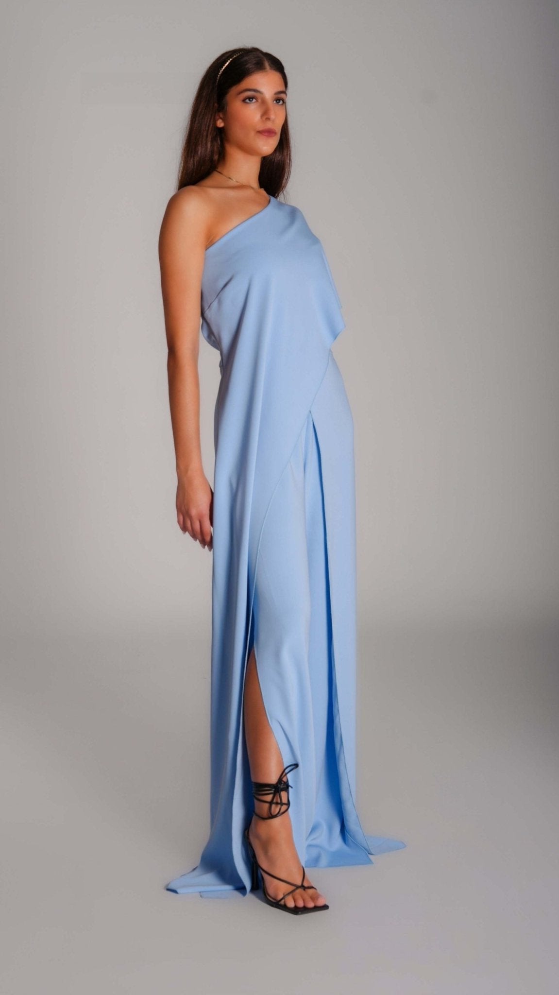Harper Ivory One Shoulder Jumpsuit - WaedLine