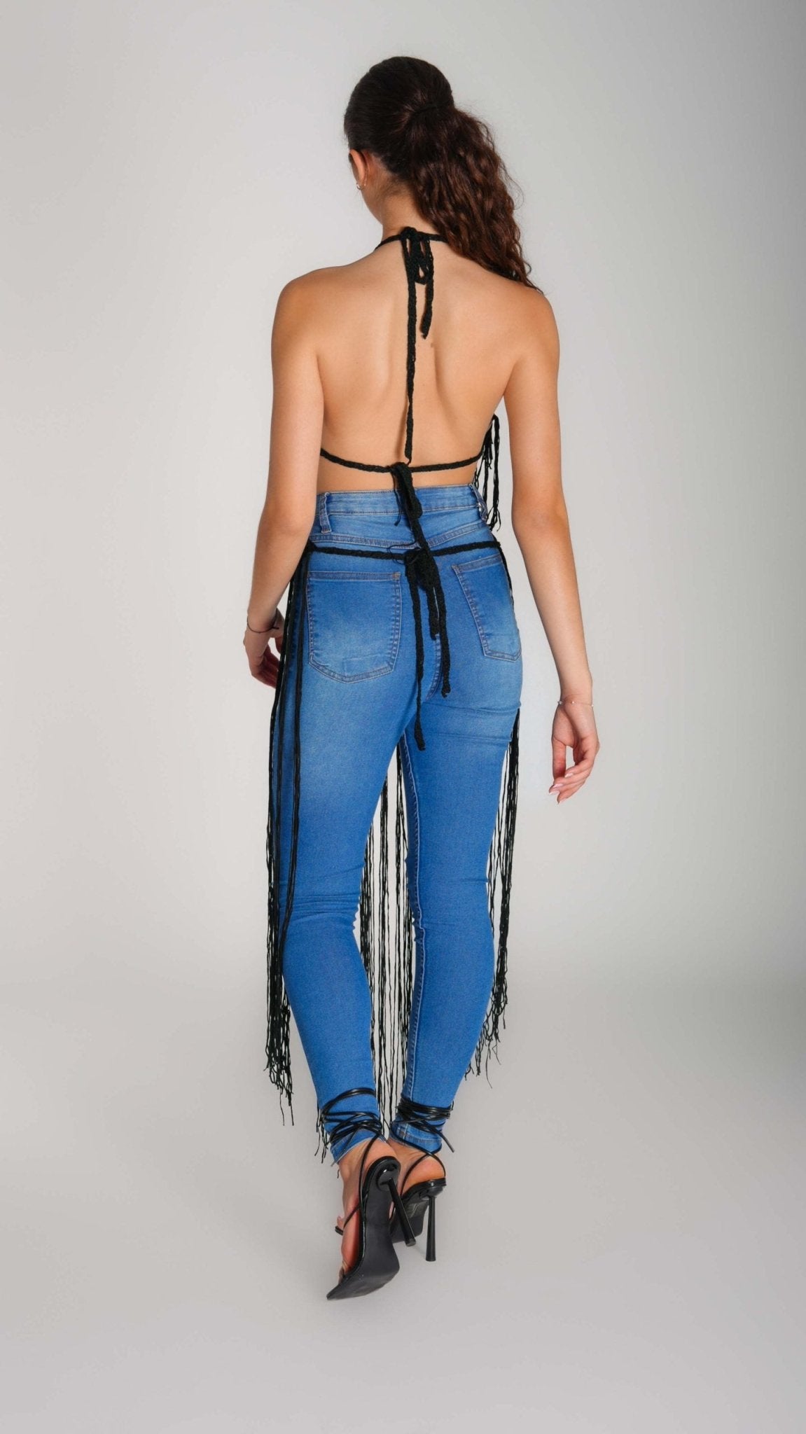 Hippie mesh open back top - WaedLine