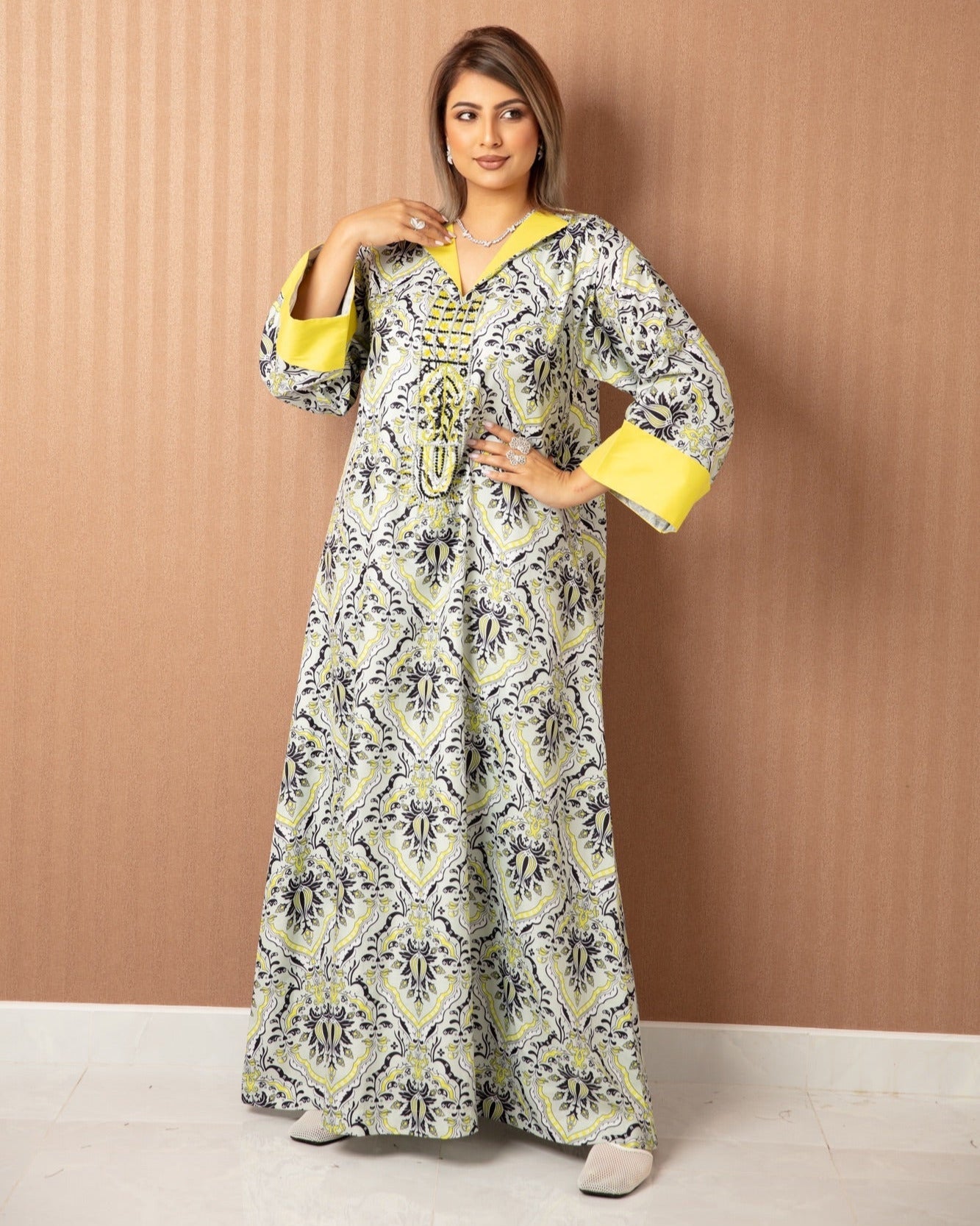 Jalabiya Emerald Elegance - WaedLine