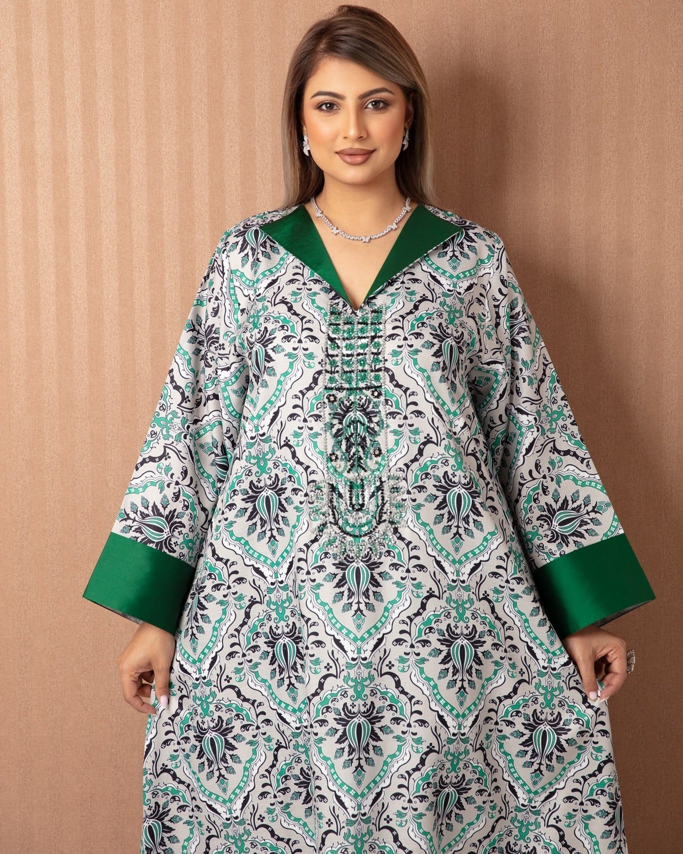 Jalabiya Emerald Elegance - WaedLine