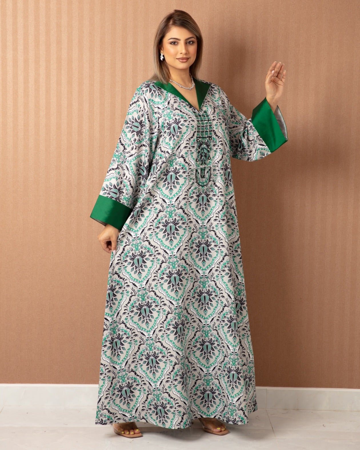 Jalabiya Emerald Elegance - WaedLine