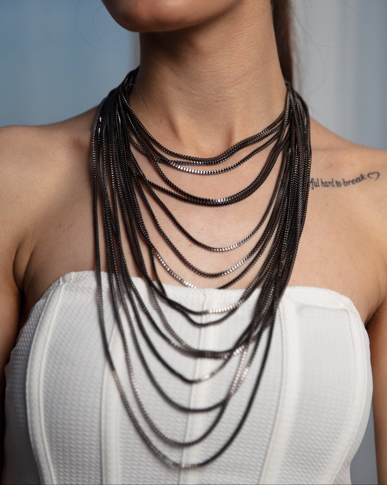 Long Eternal Loop Necklace - WaedLine