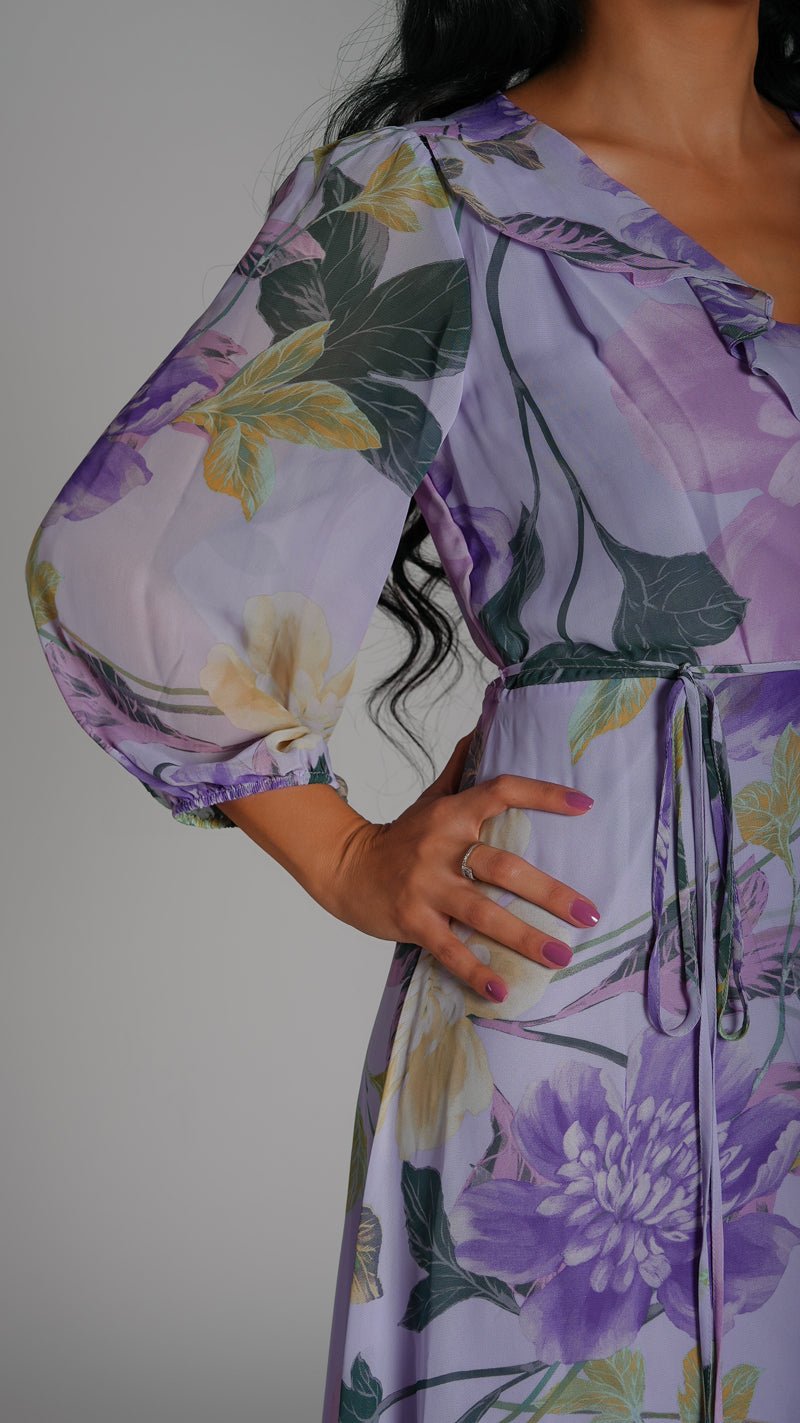 Long floral dress - WaedLine