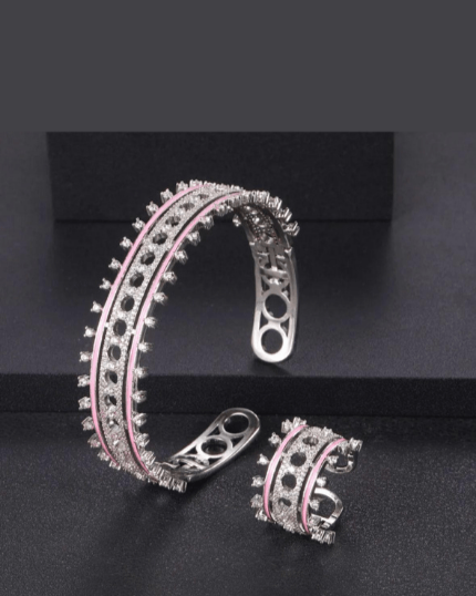 Luxury Bold Bangle Cuff & Ring Set - WaedLine