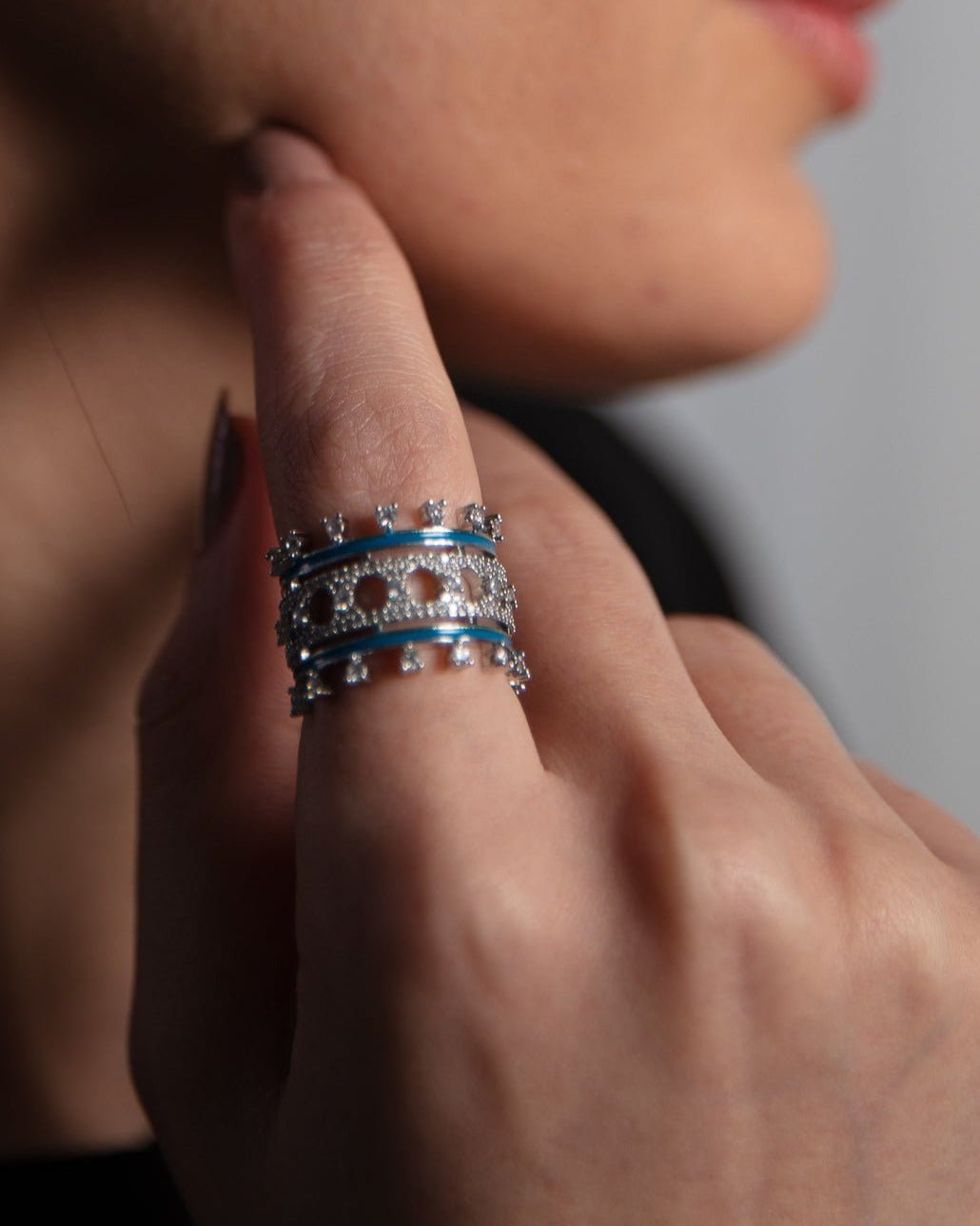 Luxury Bold Bangle Cuff & Ring Set - WaedLine