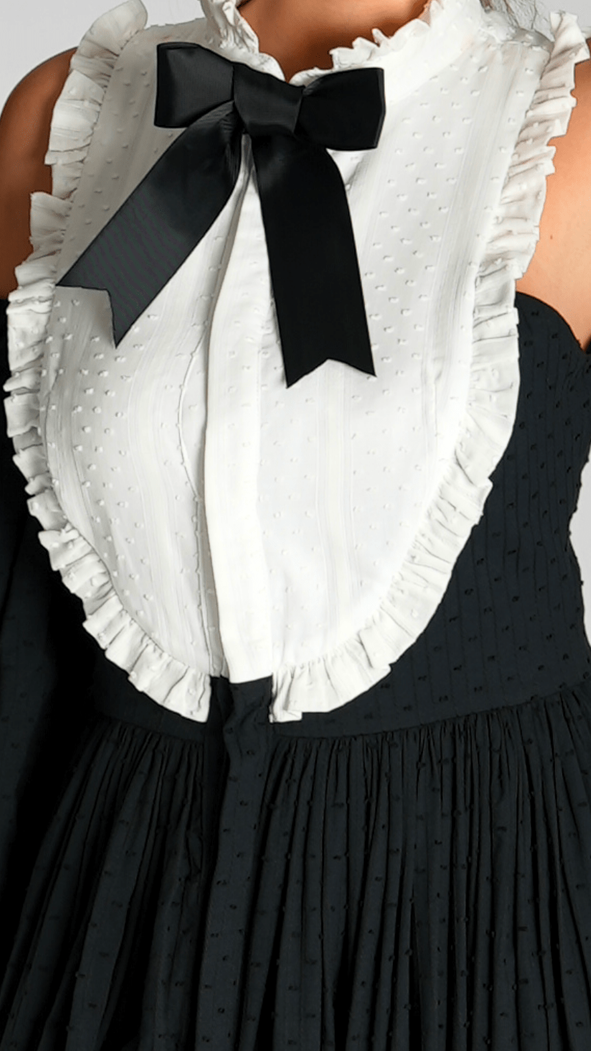 Majestic Ruffle Vest Dress - WaedLine