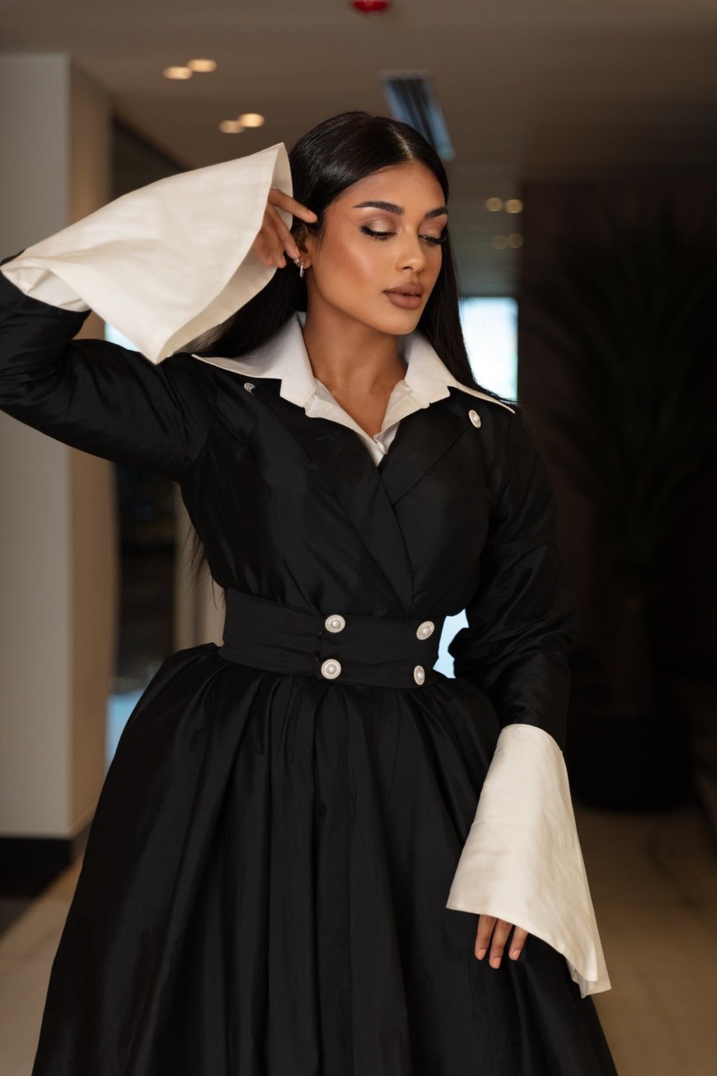Midnight Muse Retro Chic Dress - WaedLine