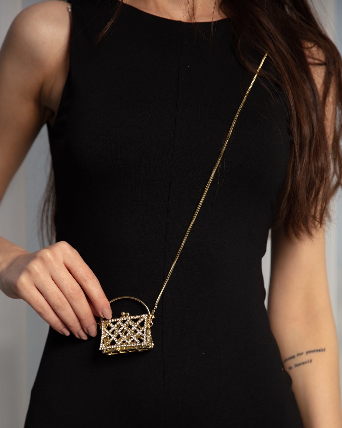Mini Earphone Lipstick Chain Crossbody Bag - WaedLine