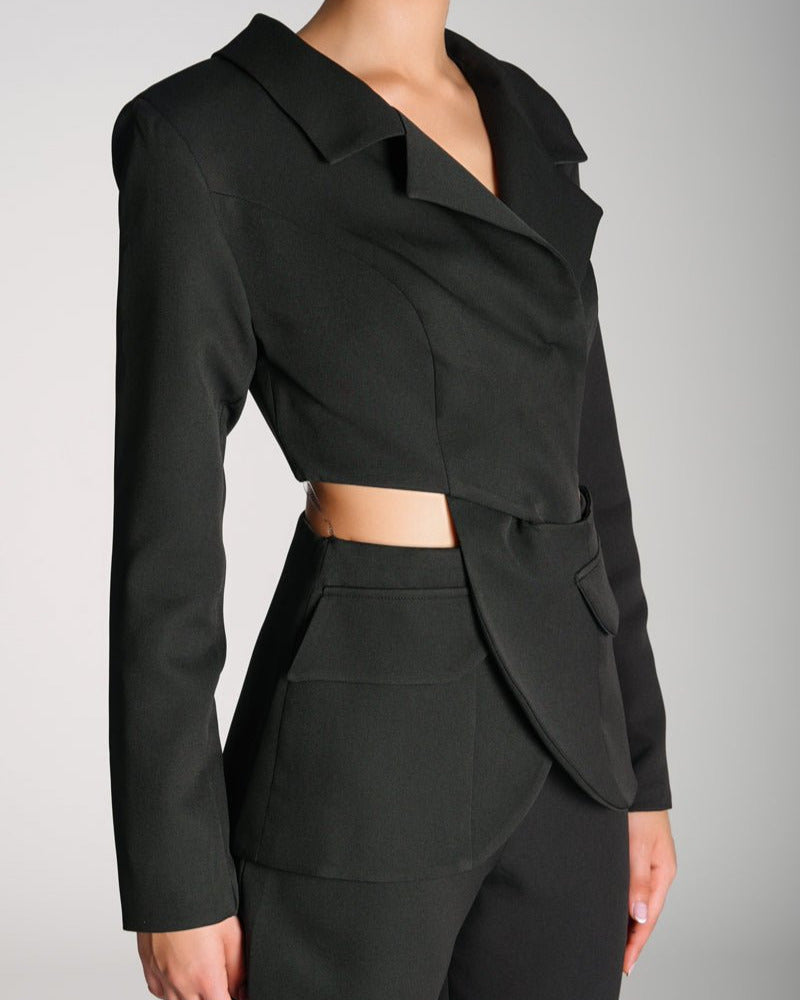 Open Side Suite Jumpsuit - WaedLine
