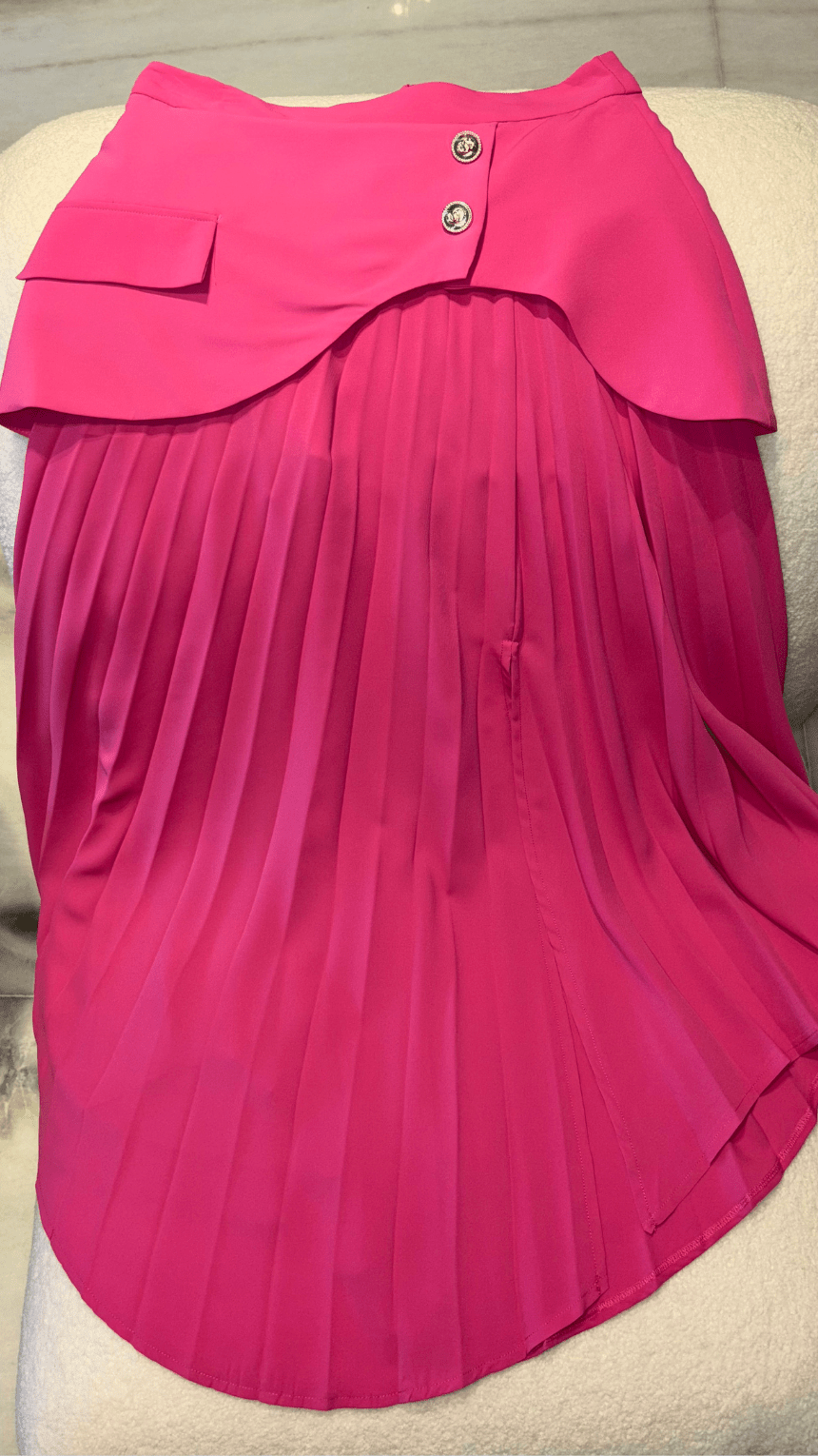 Pleated Wrap Chic Skirt - WaedLine
