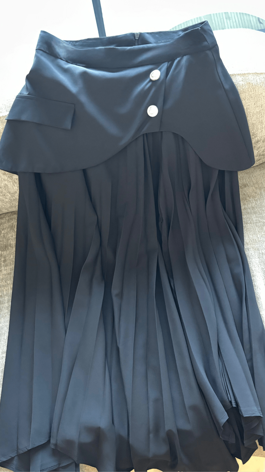 Pleated Wrap Chic Skirt - WaedLine