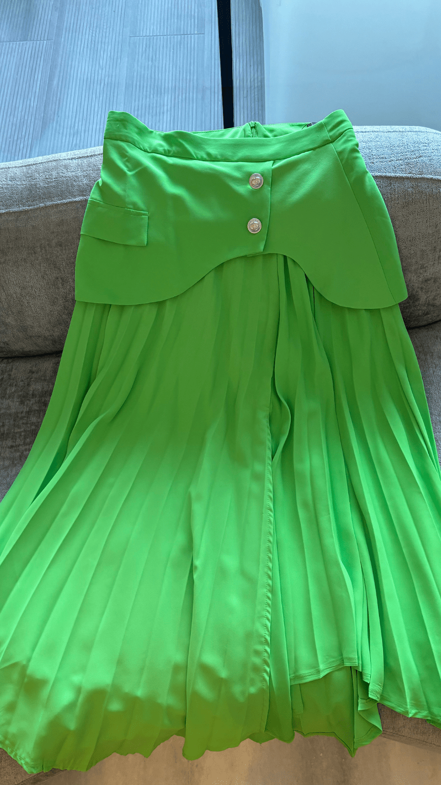 Pleated Wrap Chic Skirt - WaedLine