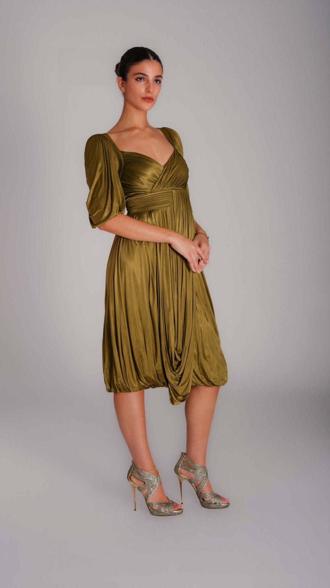 Romanian crossed med dress - WaedLine