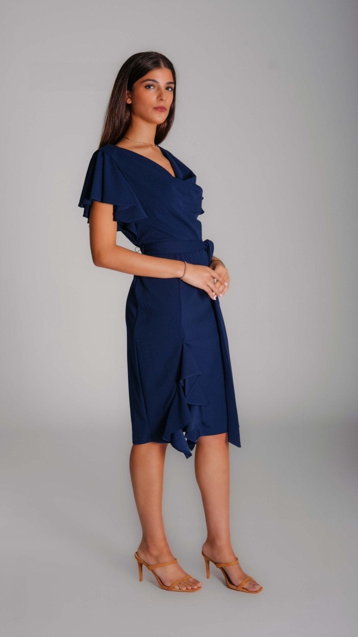 Sajed Ruffle Dress - WaedLine