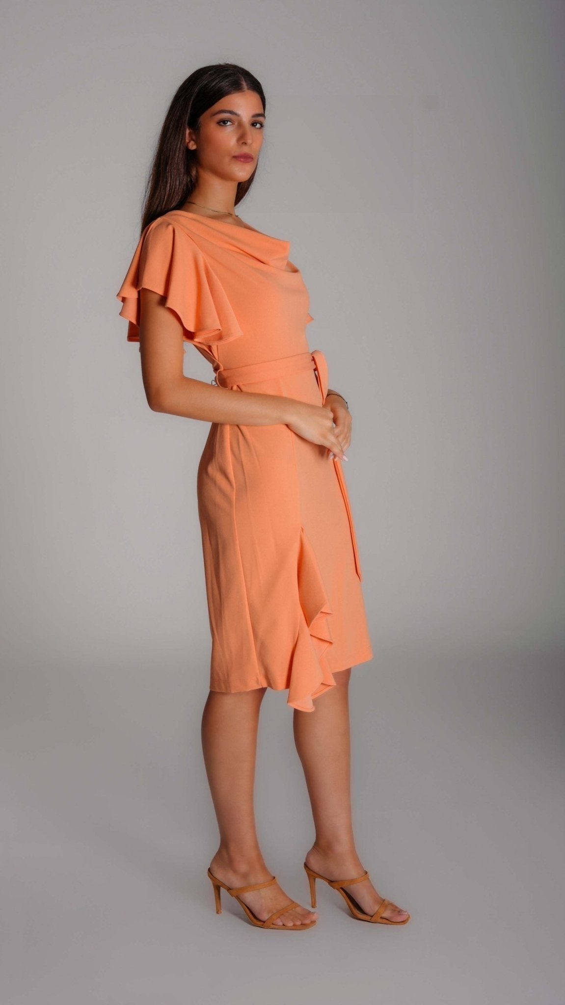 Sajed Ruffle Dress - WaedLine