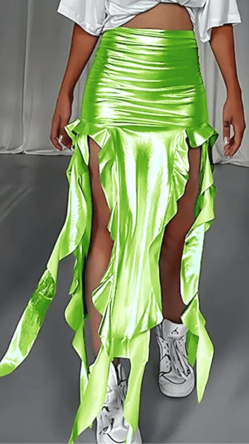 Siren's Allure - Stretchy Skirt with 2 open slits - WaedLine