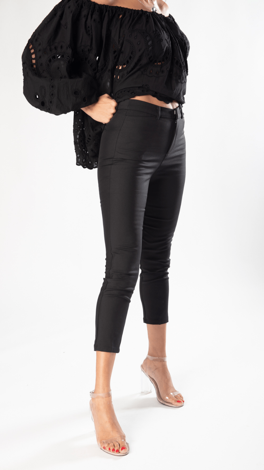 Sleek Skinny Fit Pants - WaedLine