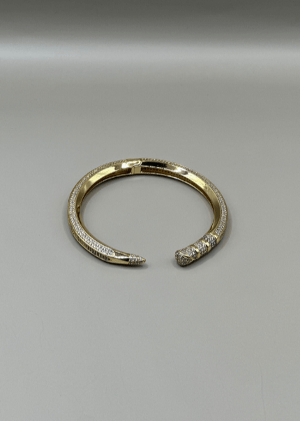 Sparkling Diamond Pencil Cuff Bracelet - WaedLine