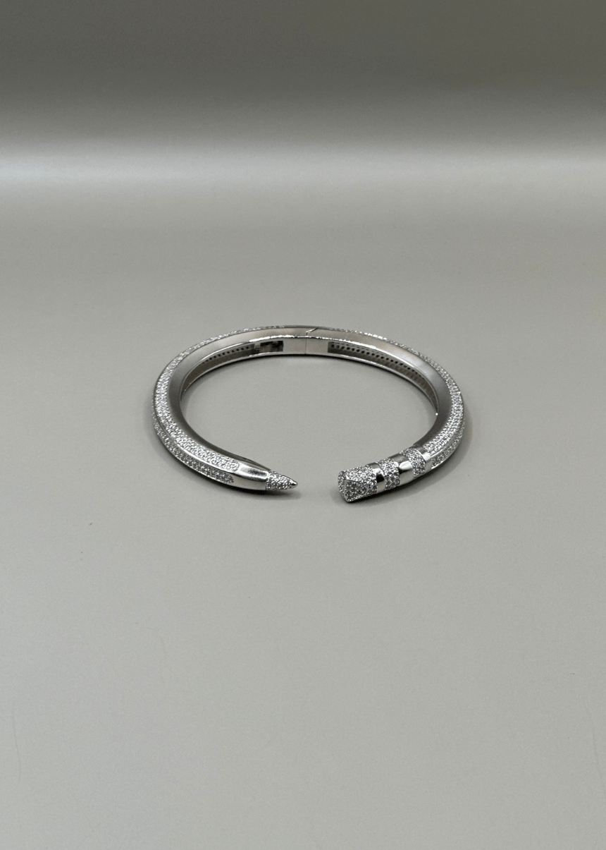 Sparkling Diamond Pencil Cuff Bracelet - WaedLine