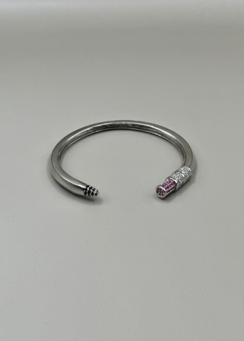 Sparkling Diamond Pencil Cuff Bracelet - WaedLine
